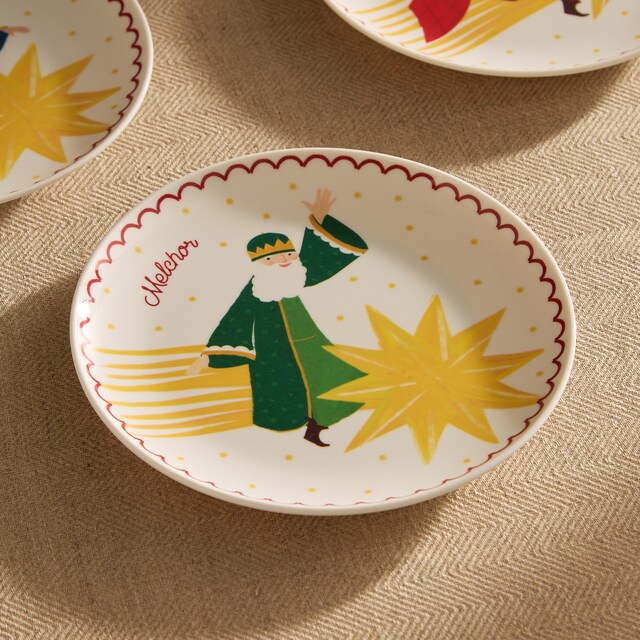 Imagen 0 de Plato para roscón de melamina Rey Mago Melchor