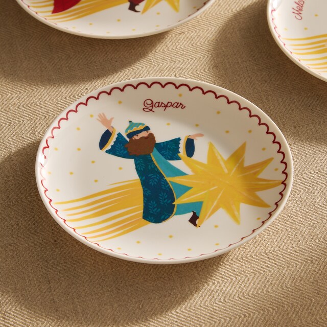 Imagen 0 de Plato para roscón de melamina Rey Mago Gaspar