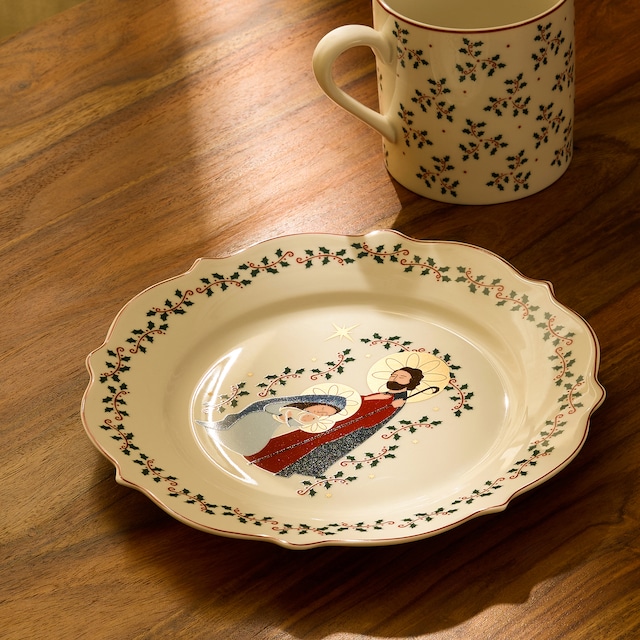 Imagen 0 de Plato de postre Nativity Navidad