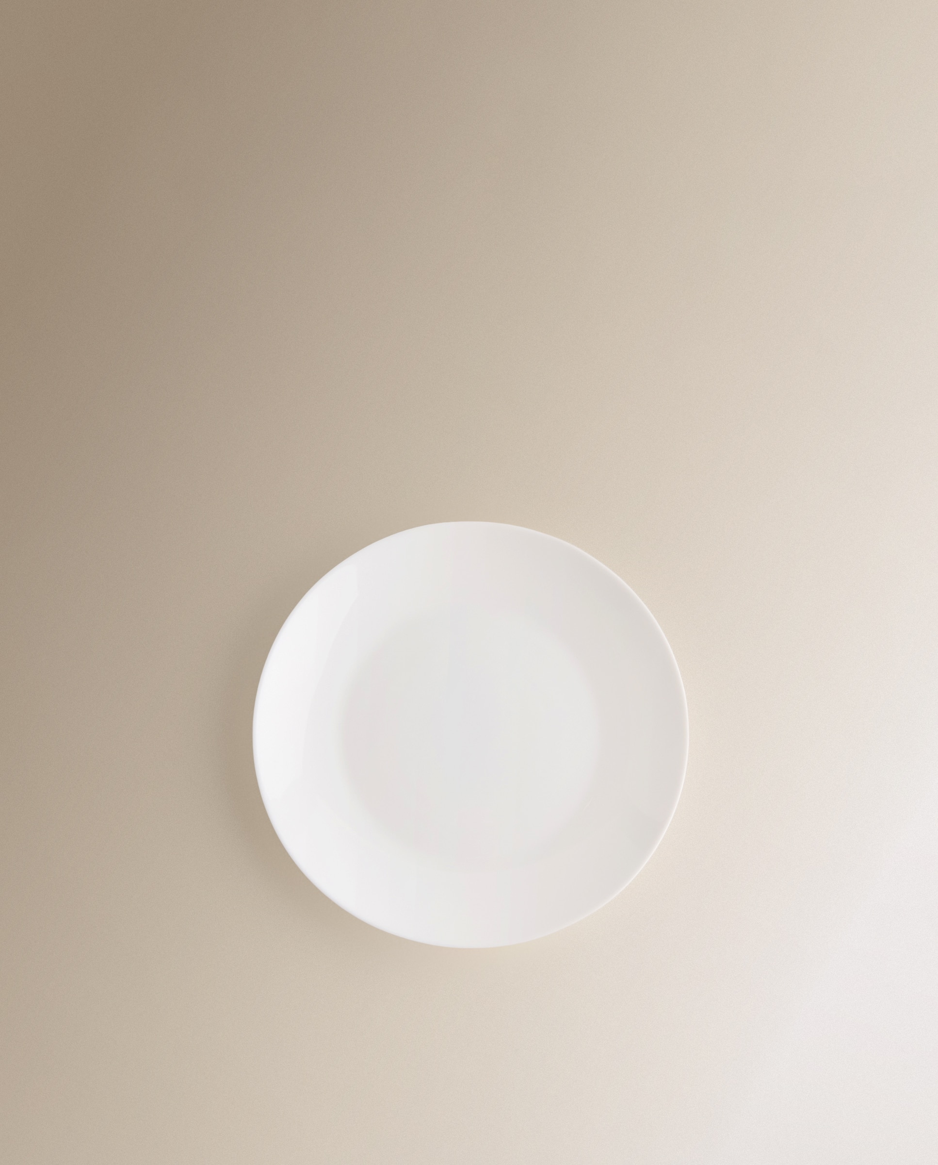 Plato de postre de vidrio Niza Blanco-2
