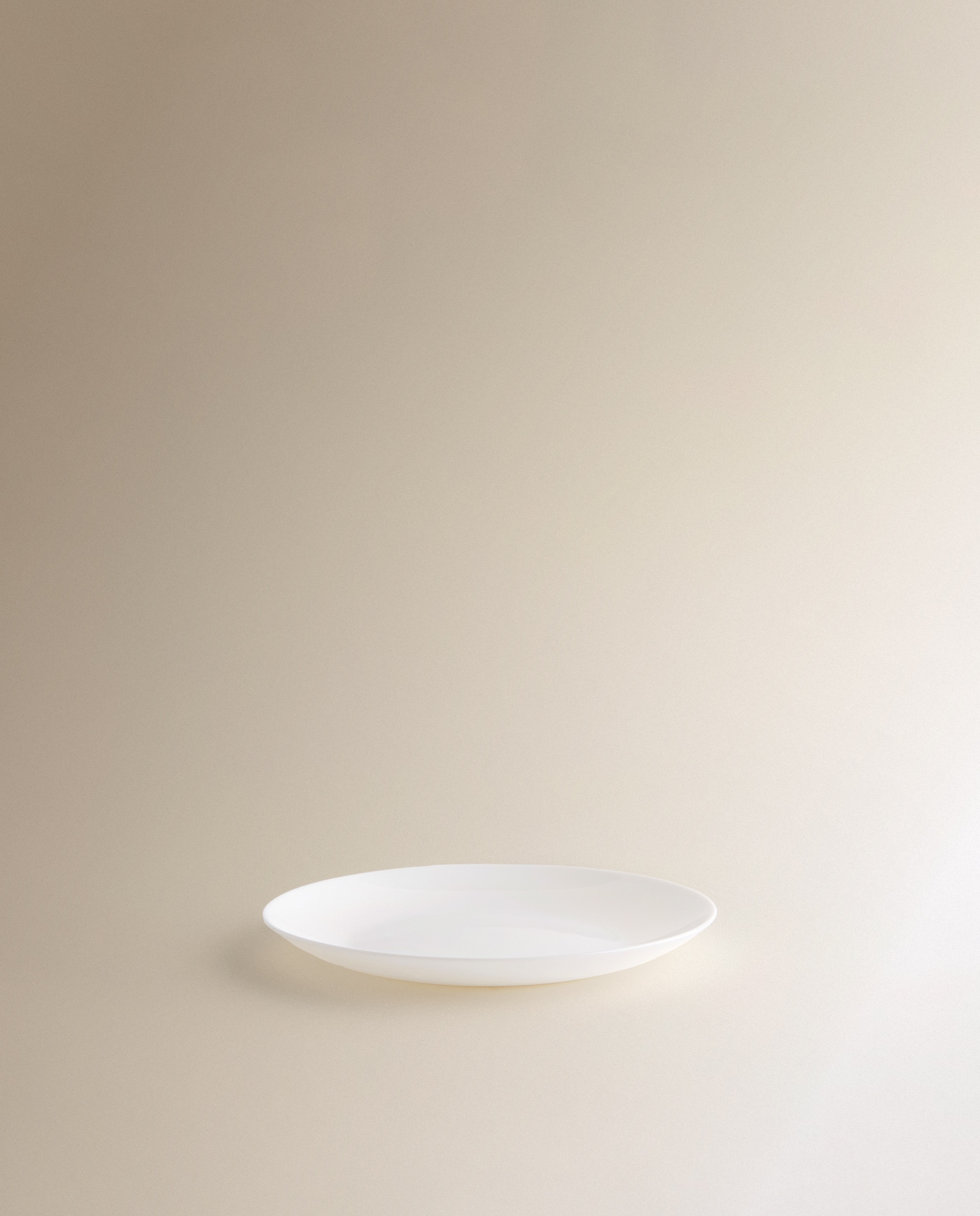 Plato de postre de vidrio Niza Blanco-3