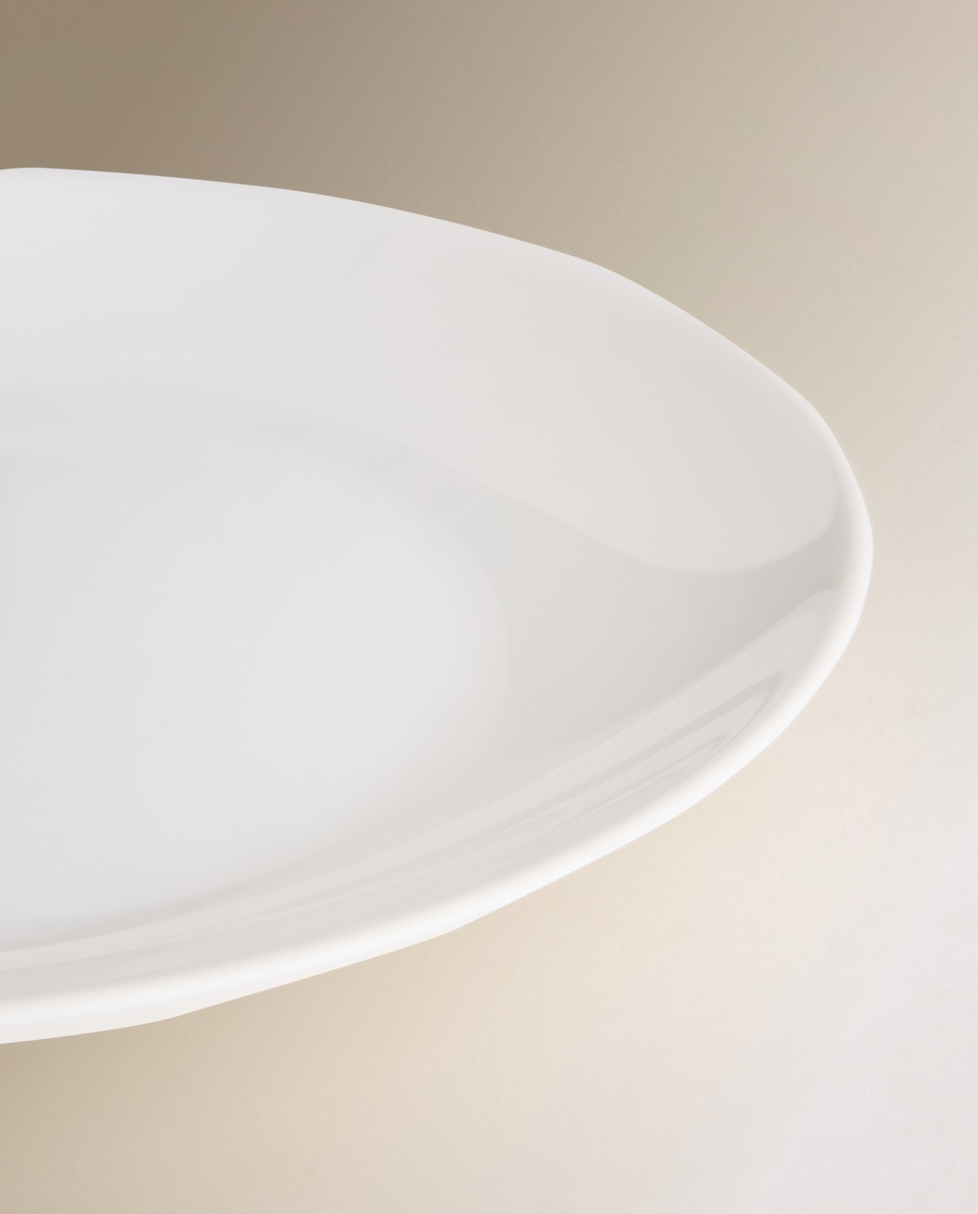 Plato de postre de vidrio Niza Blanco-4