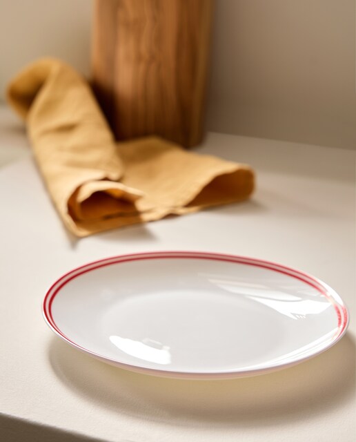 Imagen 0 de Plato de postre de vidrio Orleans