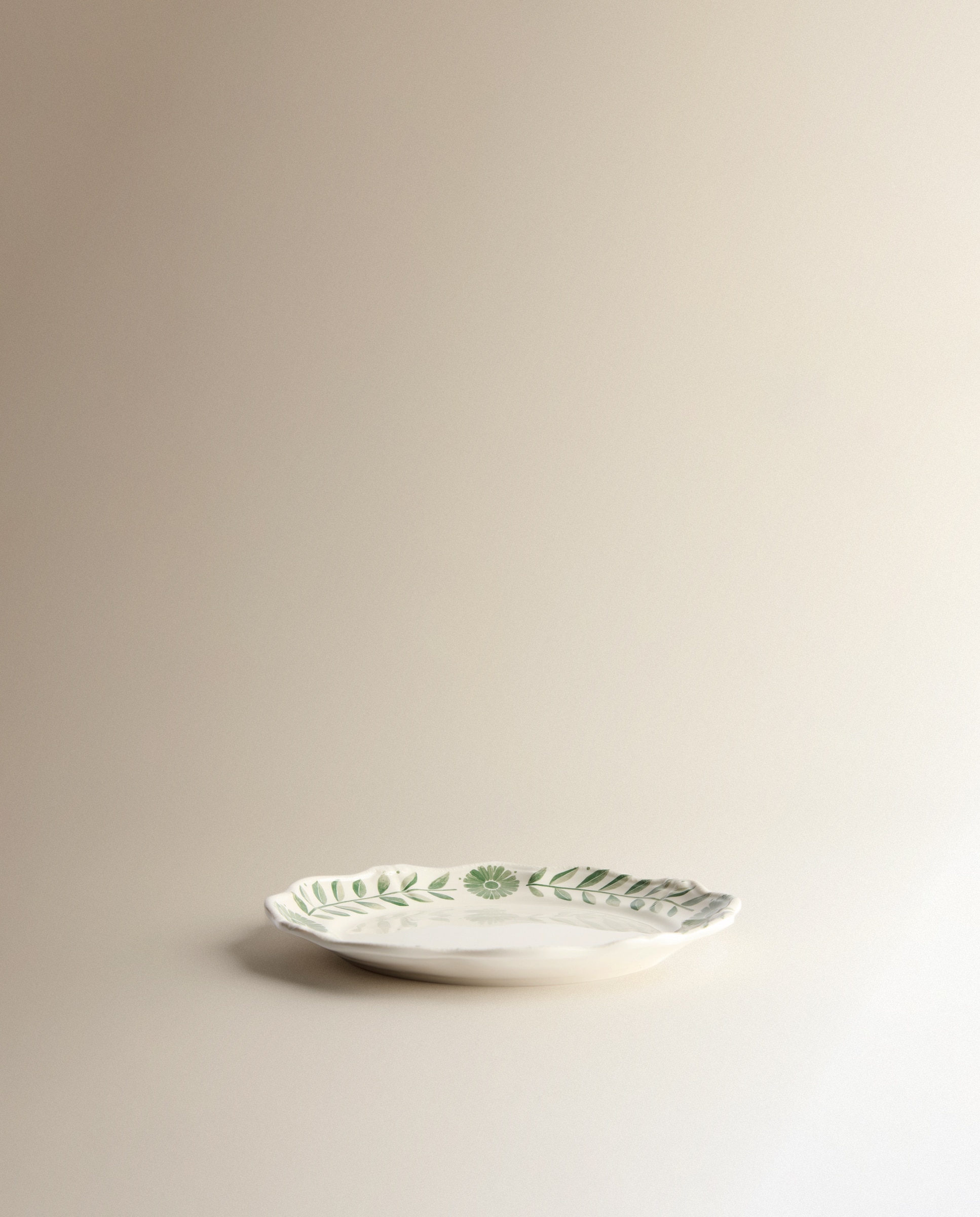 Plato de postre de melamina para exterior Fiore Firenze - Verde Verde-3