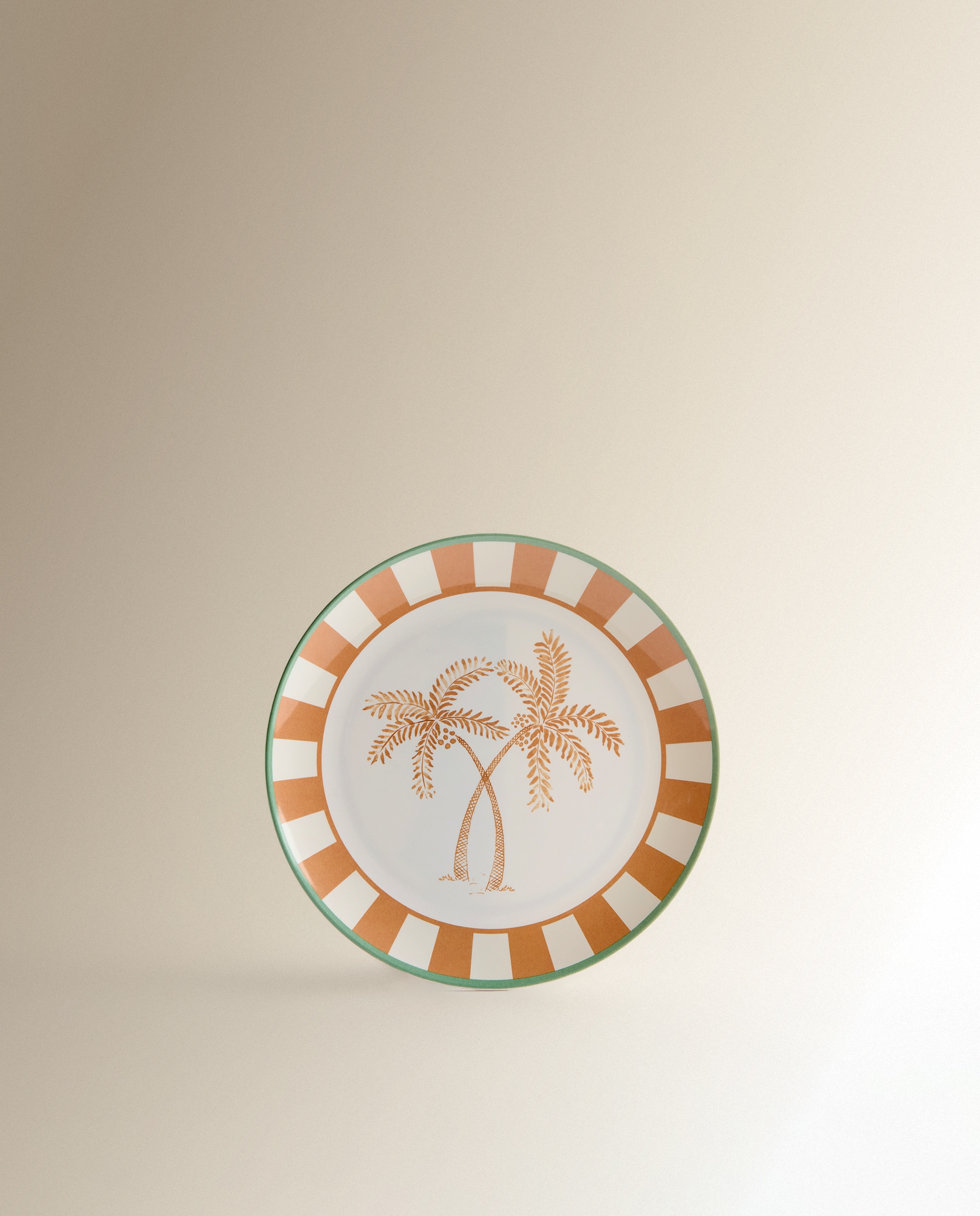 Prato de sobremesa de melamina para exterior Vacances Laranja-2