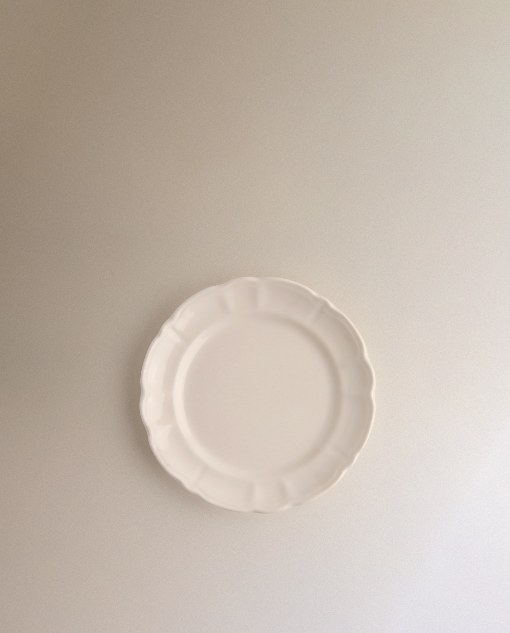Plato de postre Olivia - Blanco Blanco-2