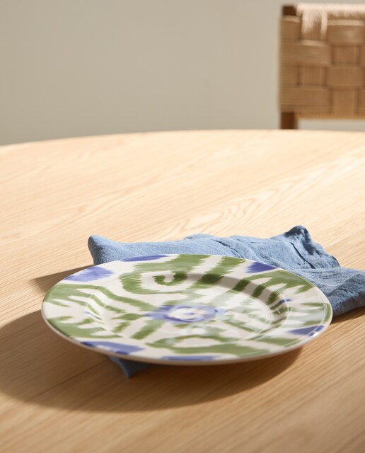 Plato de postre Ikat Paradiso