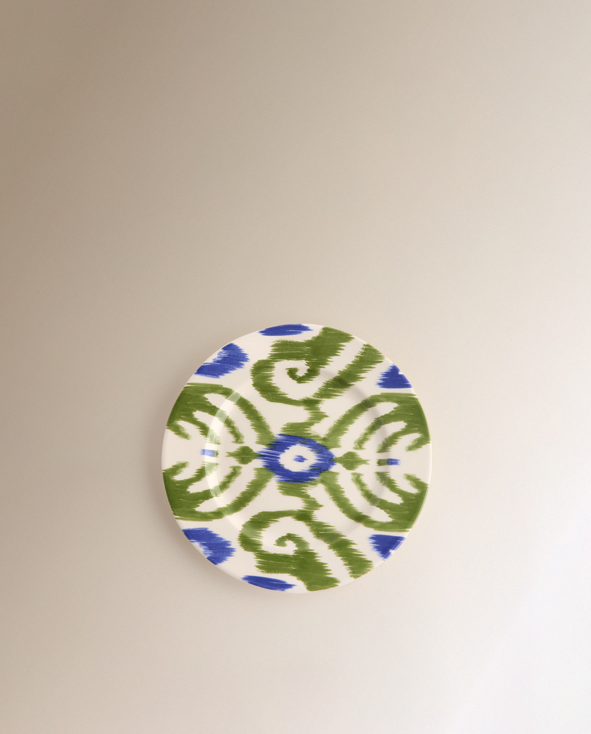 Prato de sobremesa Ikat Paradiso Azul-2