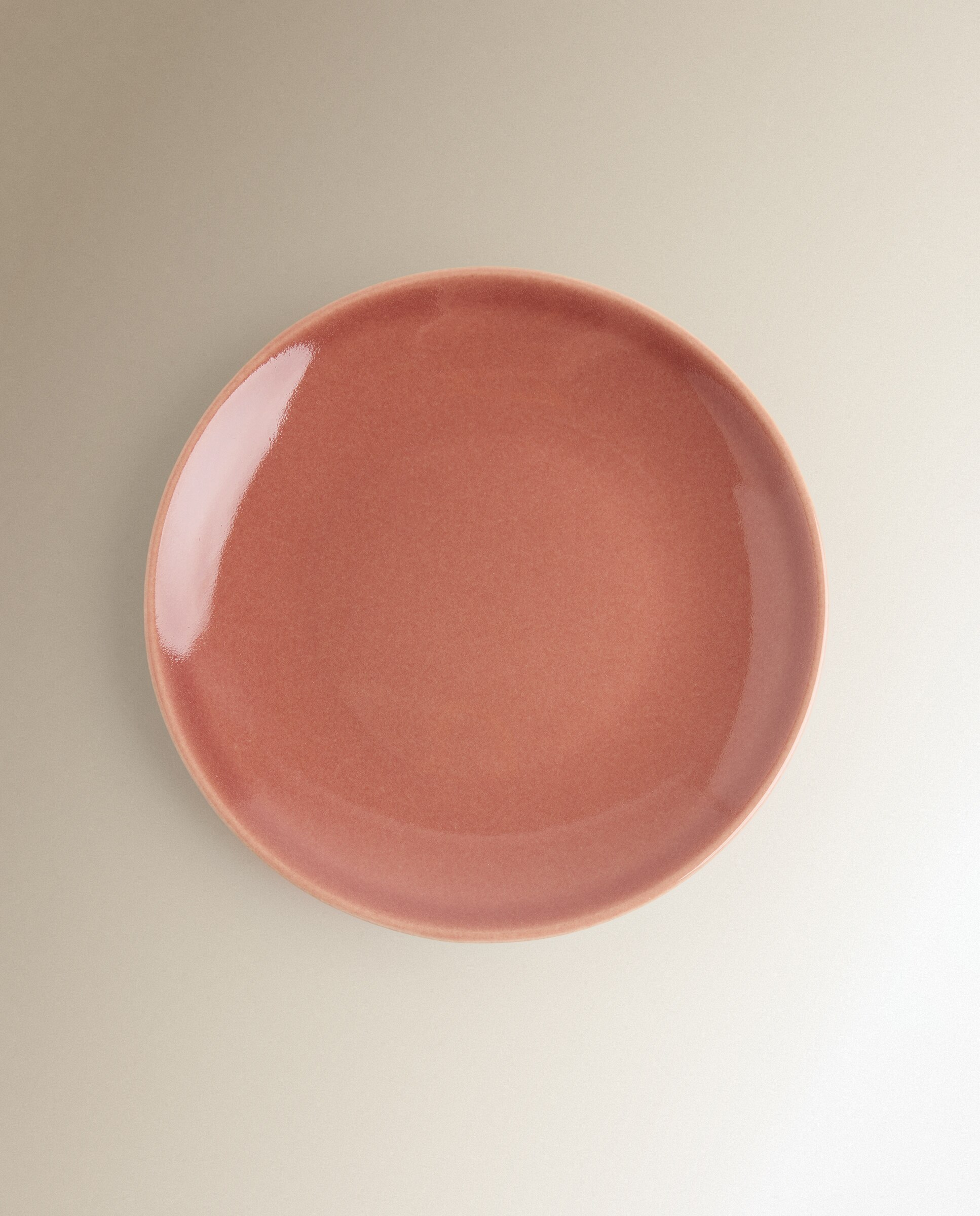 Plato de postre de cerámica Bjorg - Terracota Terracota-2