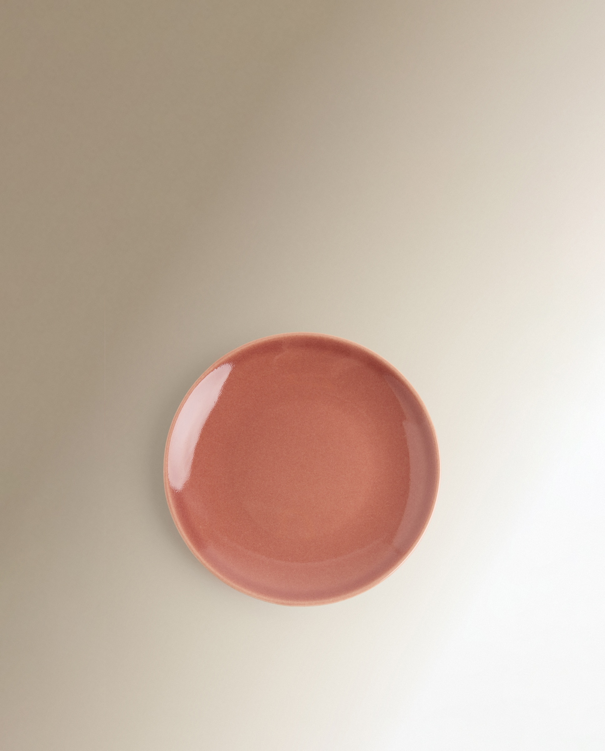 Plato de postre de cerámica Bjorg - Terracota Terracota-3