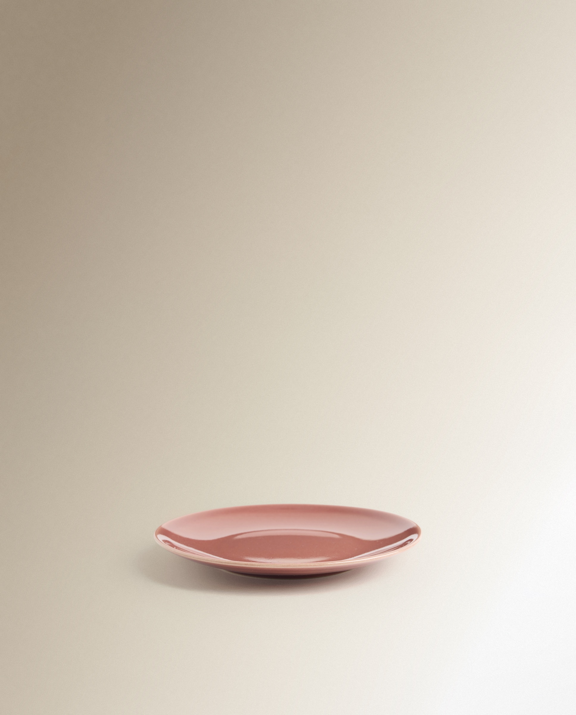 Plato de postre de cerámica Bjorg - Terracota Terracota-4