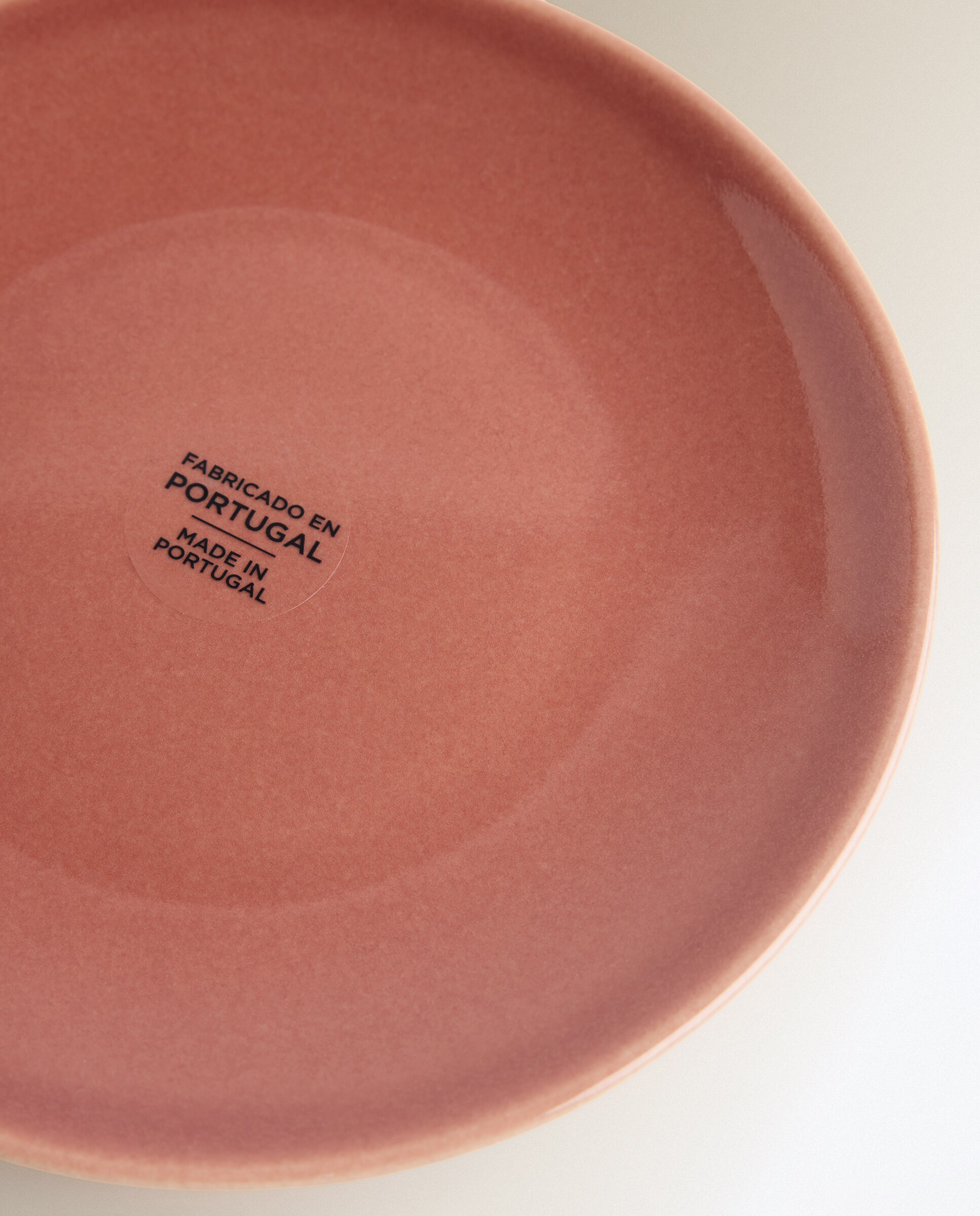 Plato de postre de cerámica Bjorg - Terracota Terracota-5