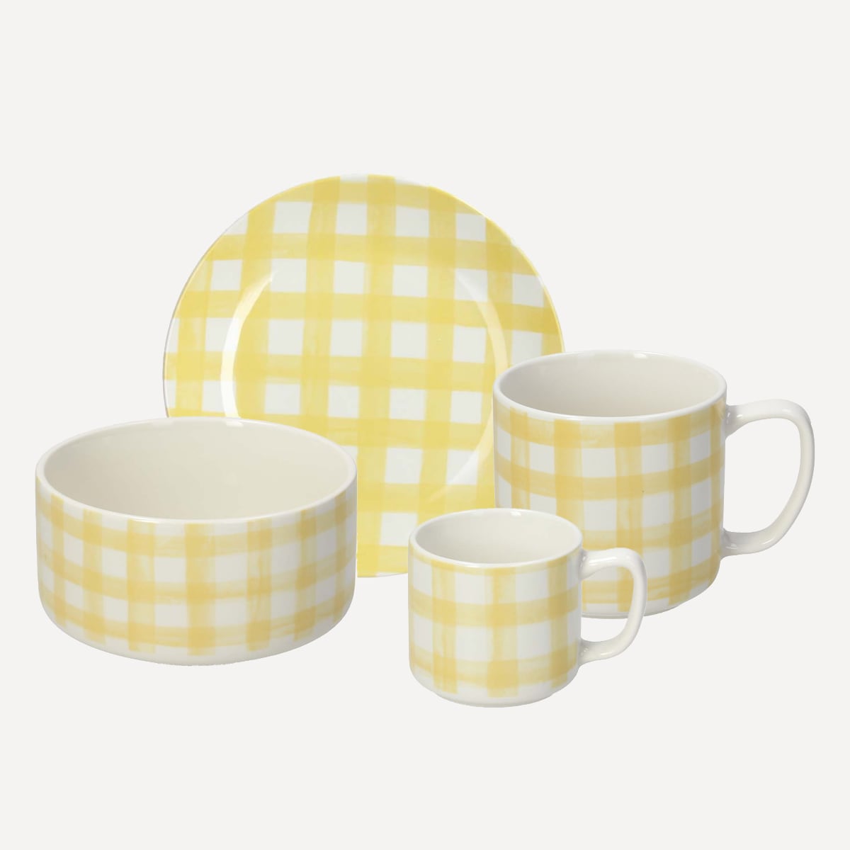 Juego de café y té Caledonia Amarillo Tognana Amarillo-1