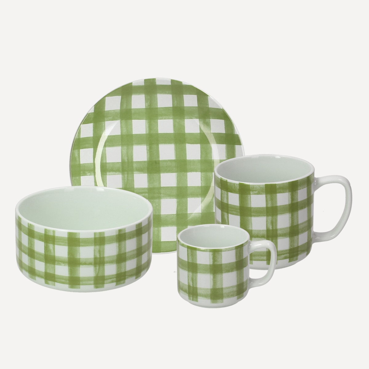 Imagen 0 de Juego de café y té Caledonia Verde Tognana