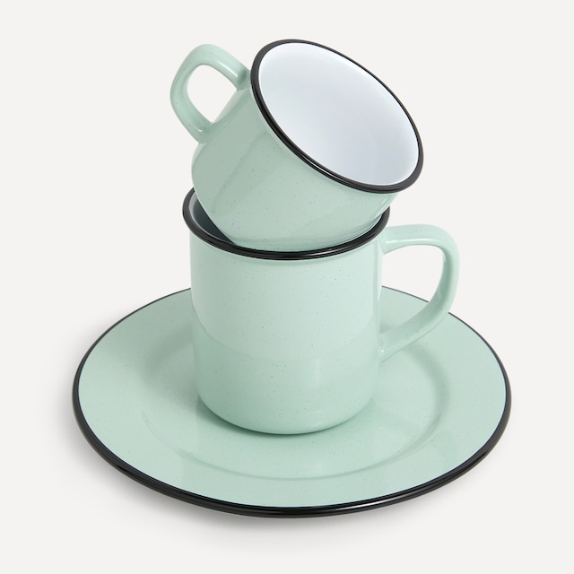 Imagen 0 de Juego de café y té Umea Verde Agua El Corte Inglés