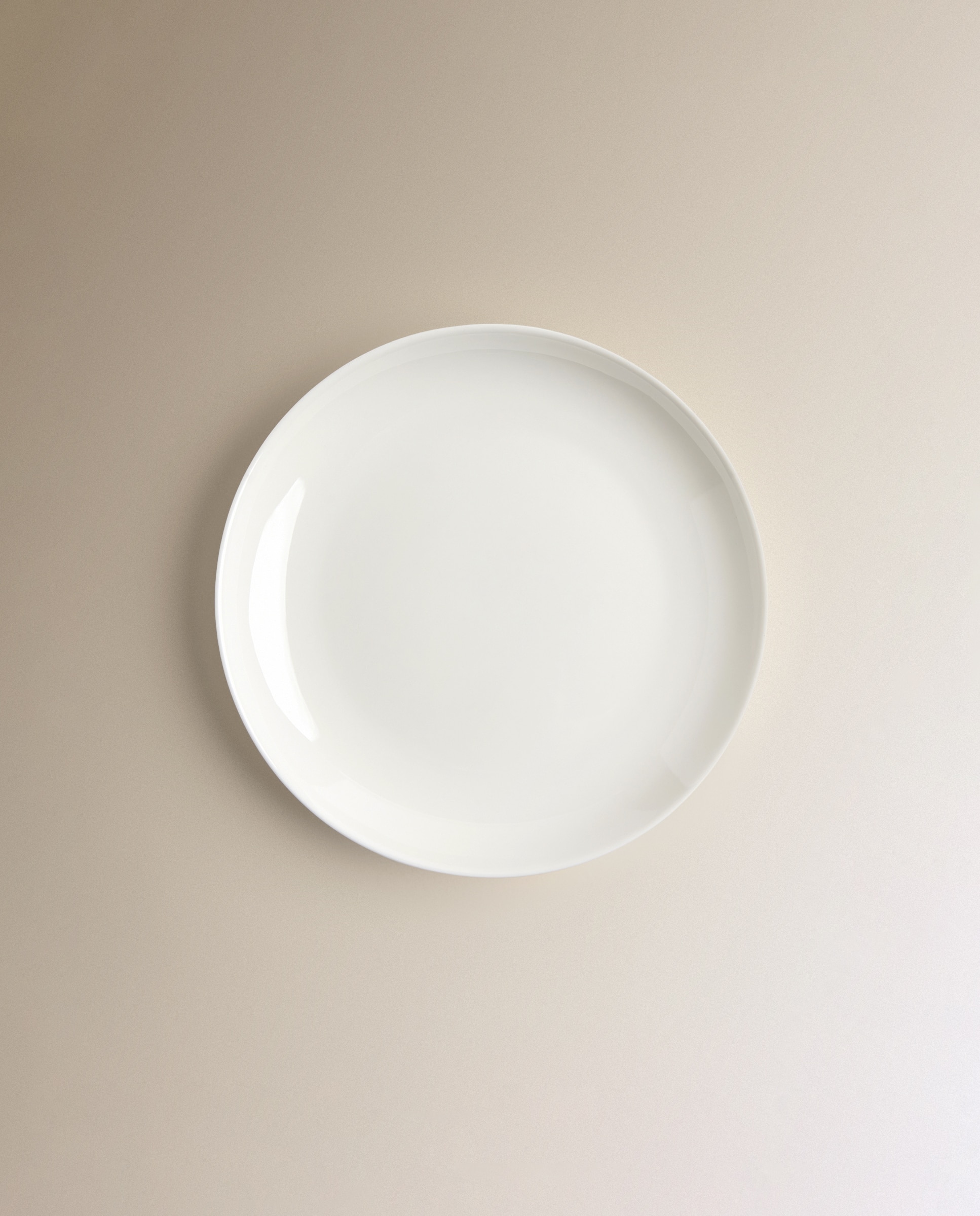 Prato de pão redondo Bone China Essential El Corte Inglés Branco-2
