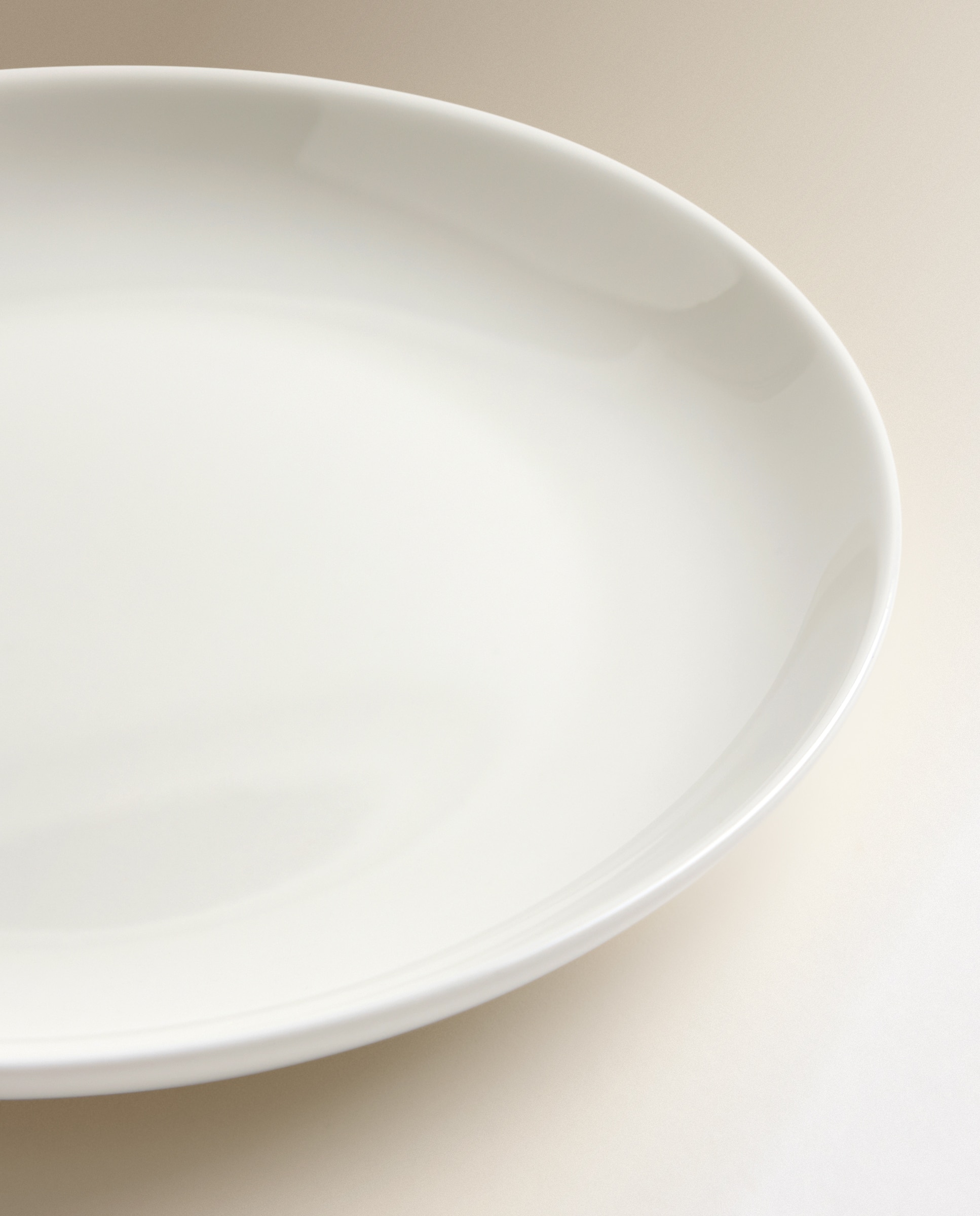 Prato de pão redondo Bone China Essential El Corte Inglés Branco-4