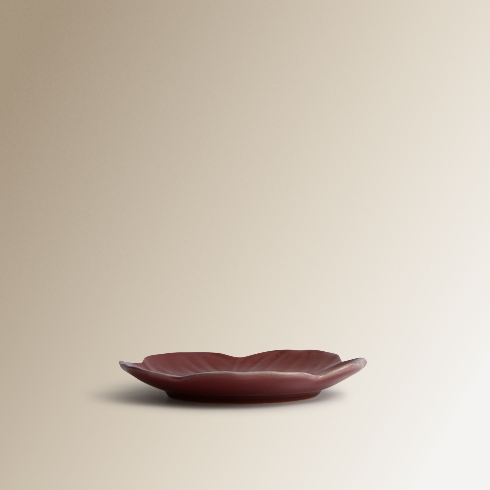 Prato de pão em forma de flor Polka Malva-2