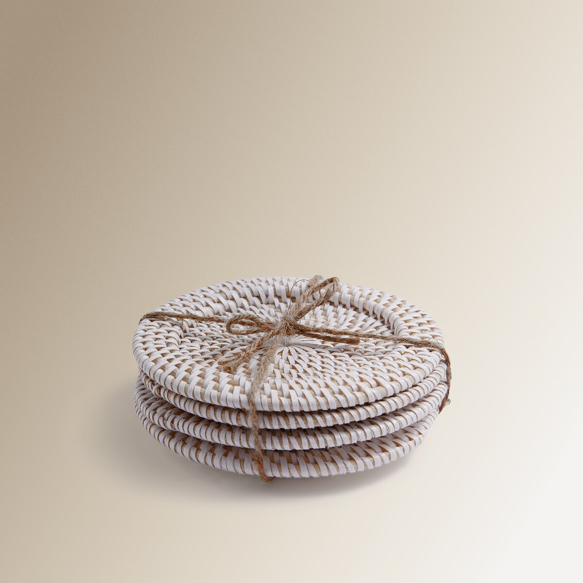 Conjunto de 4 Pratos de Pão Malang Branco-4