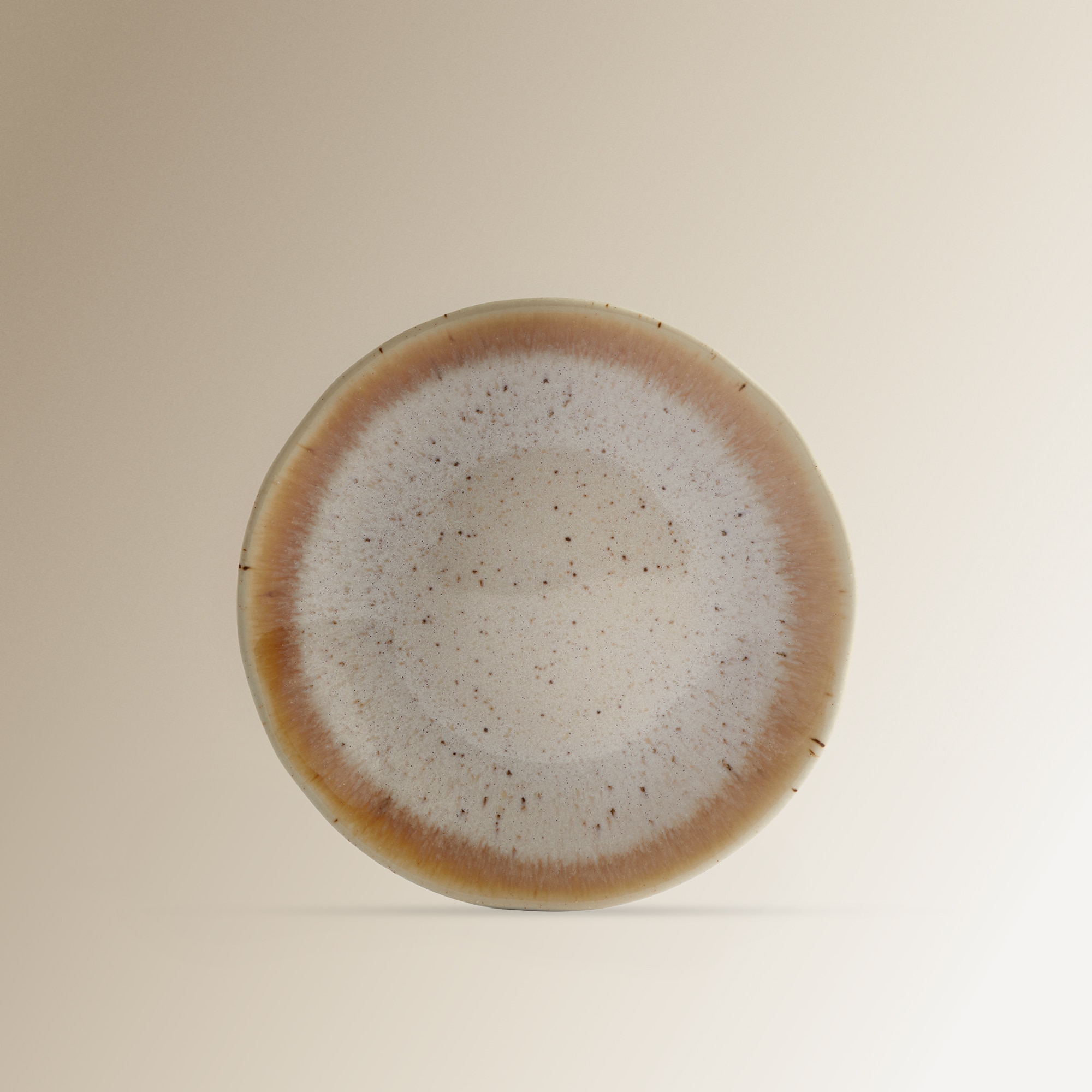 Prato de Pão Amber Creme-1