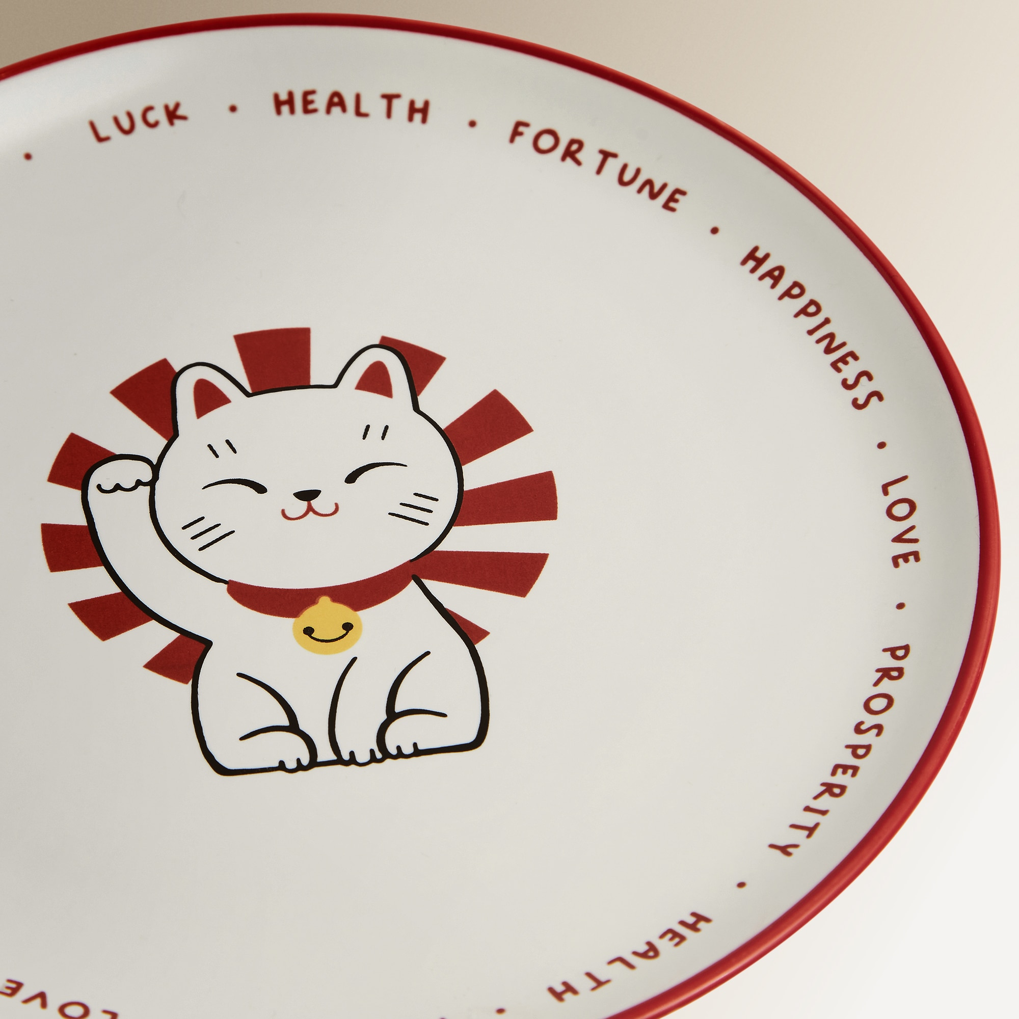 Plato de aperitivo Manekineko Basics El Corte Inglés Blanco-3