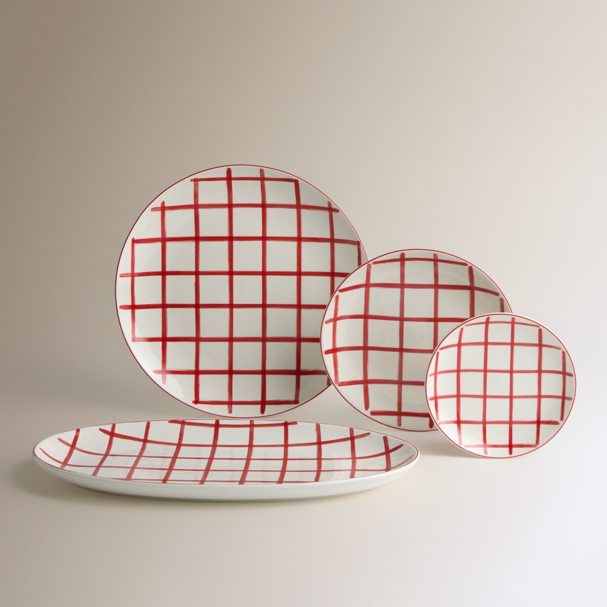 Plato de pan Higland Navidad Multicolor-5