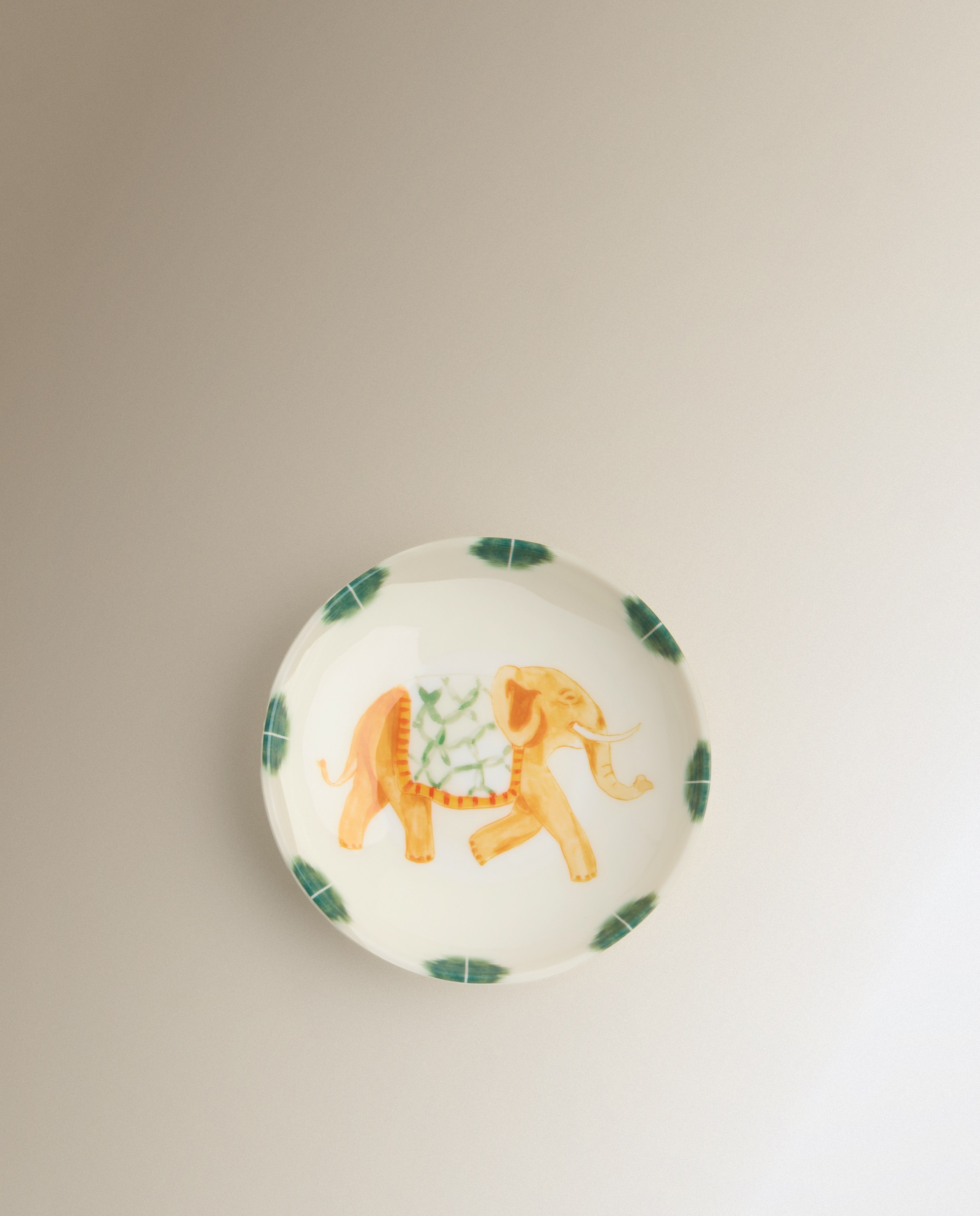 Plato de pan para exterior Elefante Amali Pet - Multicolor Multicolor-2