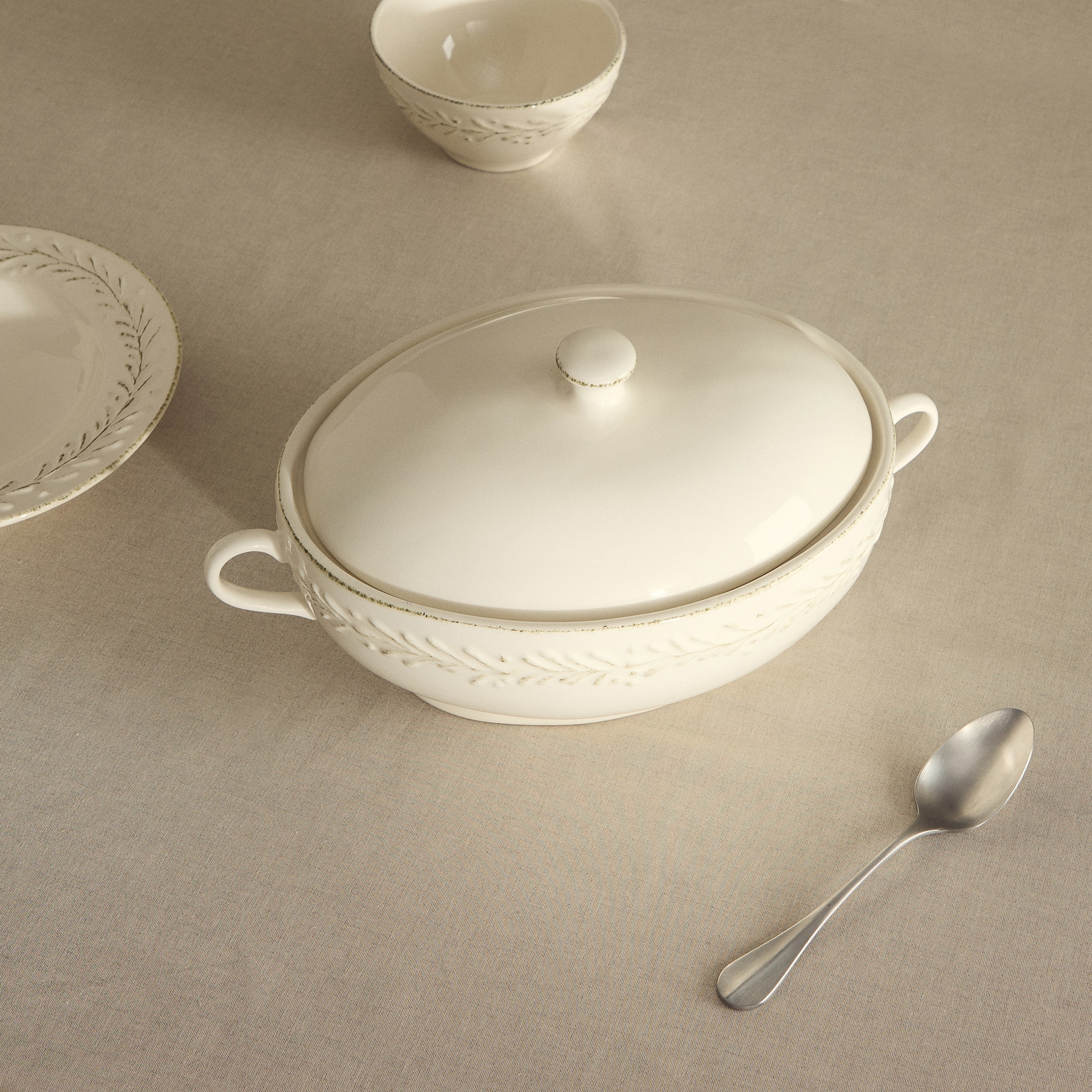 Imagem 0 de Terrina de Sopa Pintada à Mão Emma