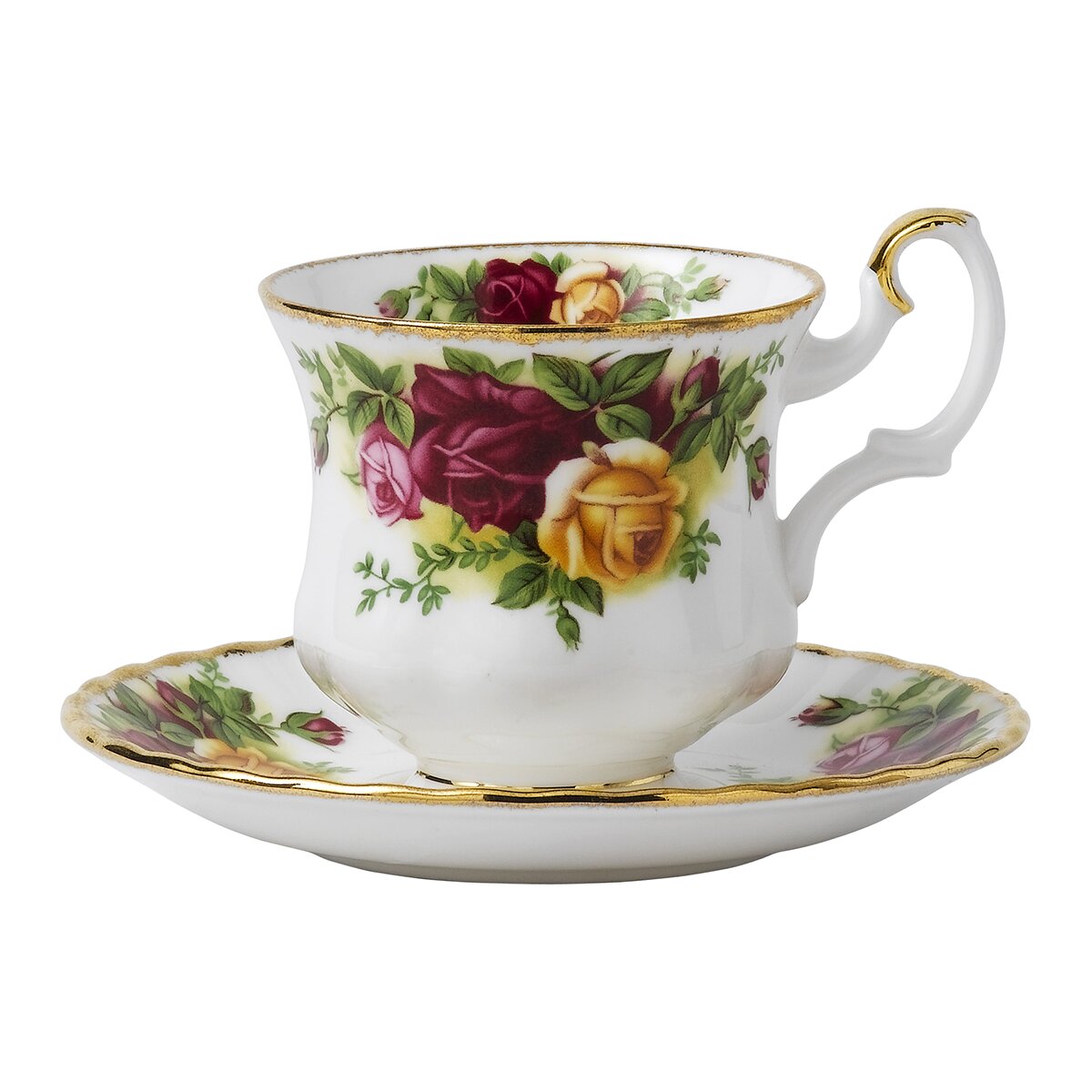 Imagem 0 de Chávena de café com prato Old Country Roses Royal Albert