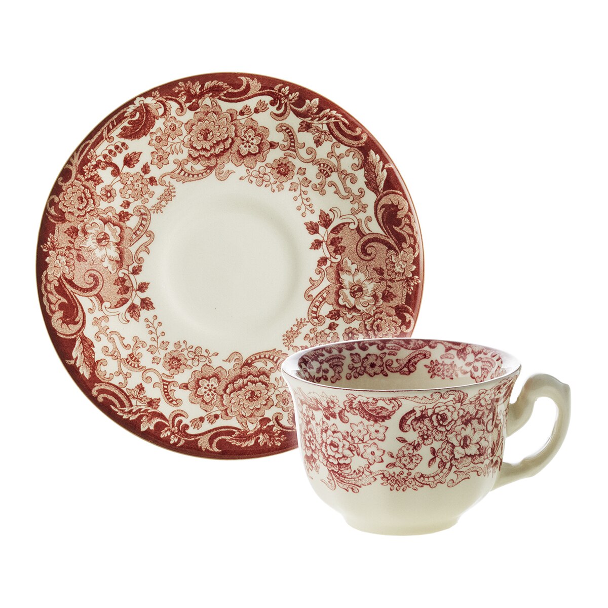 Chávena de café com prato 202 Rosa La Cartuja de Sevilha Rosa-2