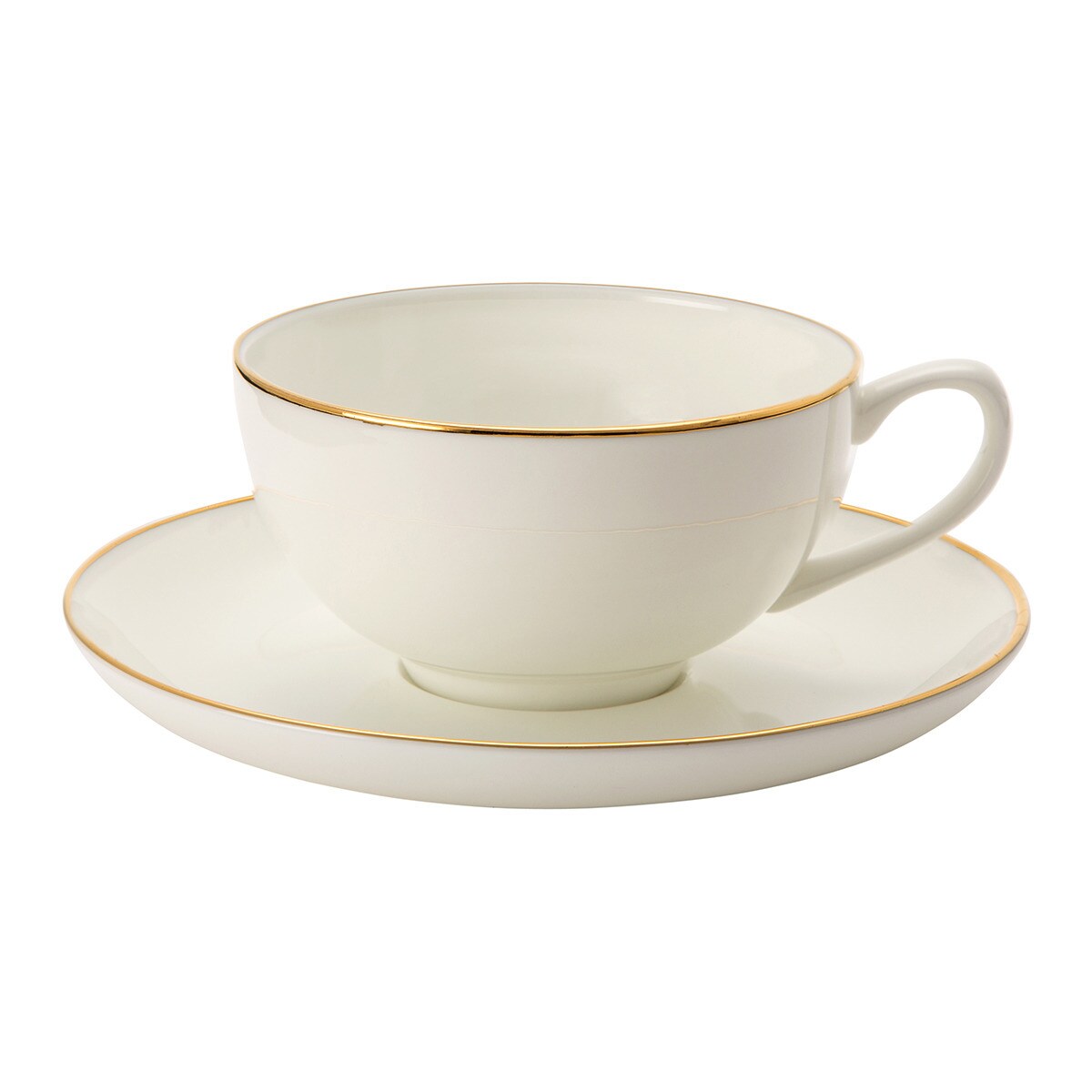 Chávena de chá Bone China El Corte Inglés Branco-4