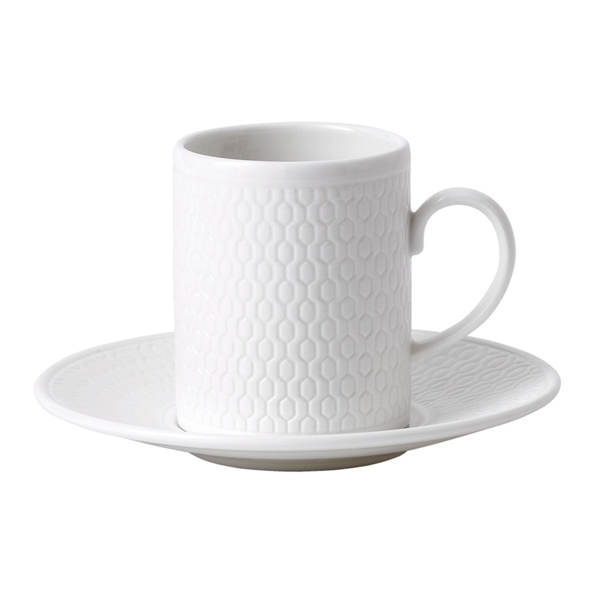 Chávena de café com prato Gio Branco-1