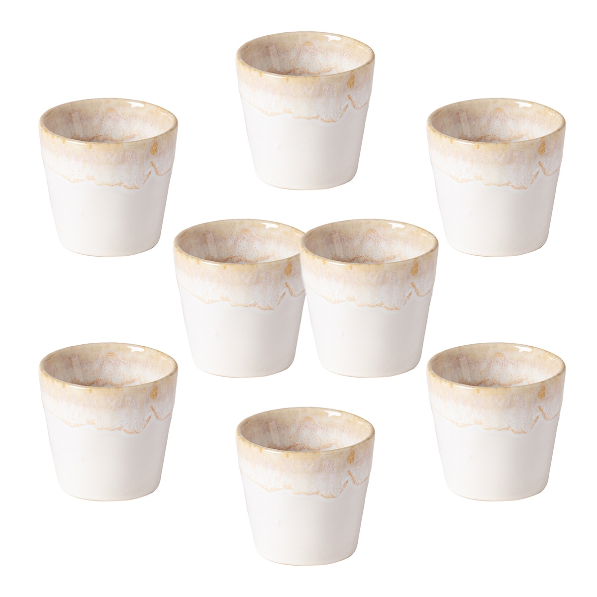 Costa Nova - Set 8 tazas de café Espresso Grespresso Costa Nova.