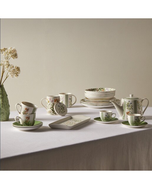 Conjunto de 2 Chávenas de Café com Prato Ledbury Verde-9
