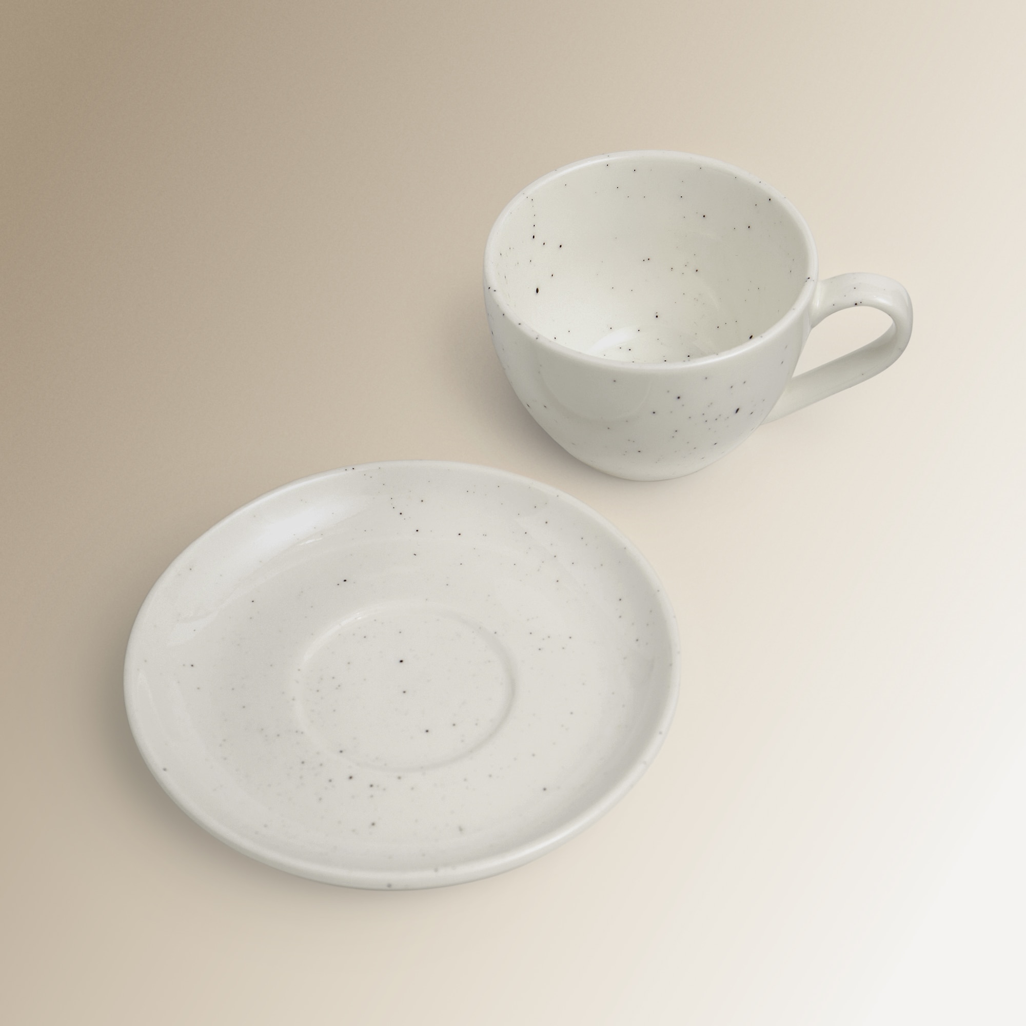 Chávena de Café com Prato Yona Branco-2