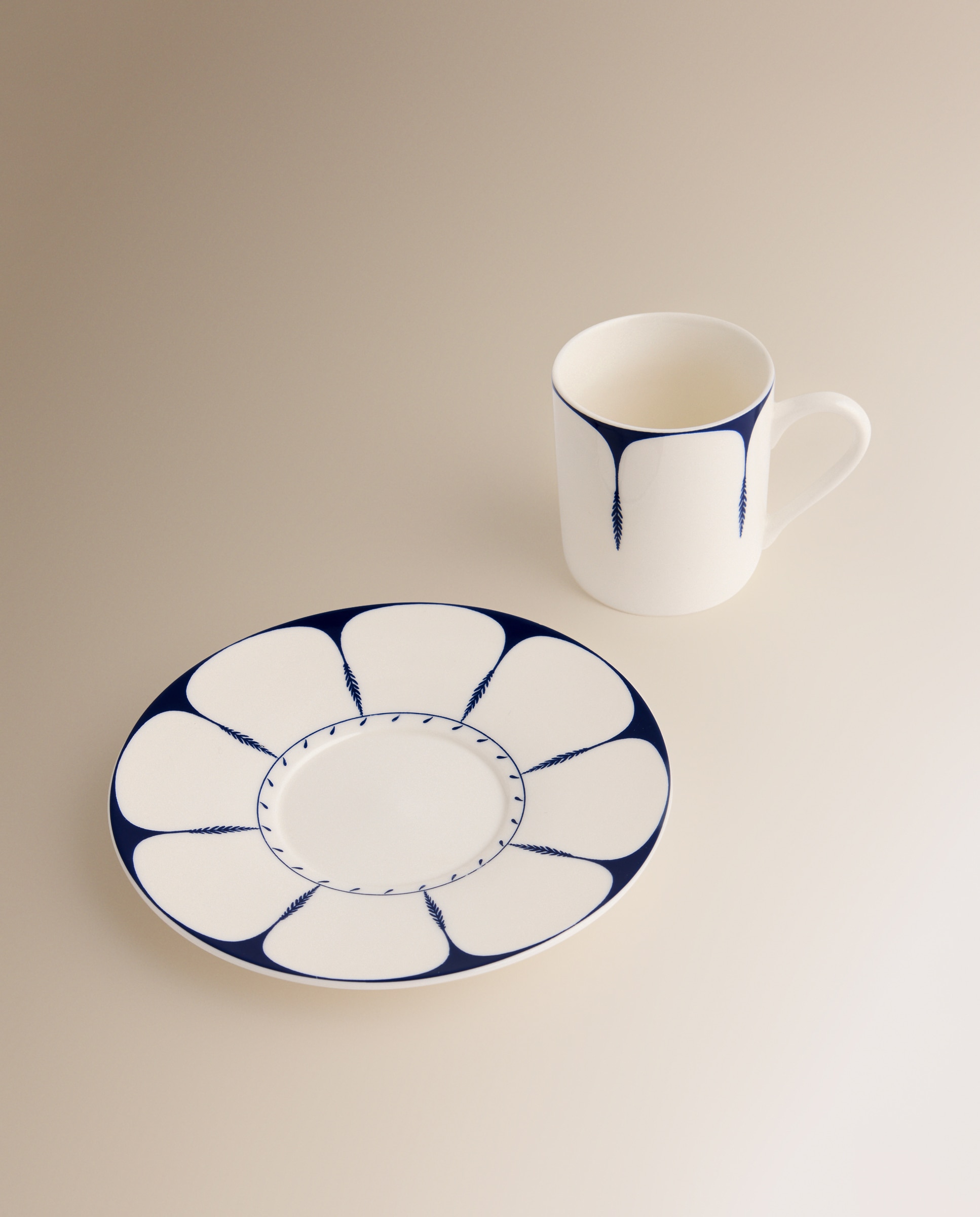 Chávena de café com pires Alfama Azul-4