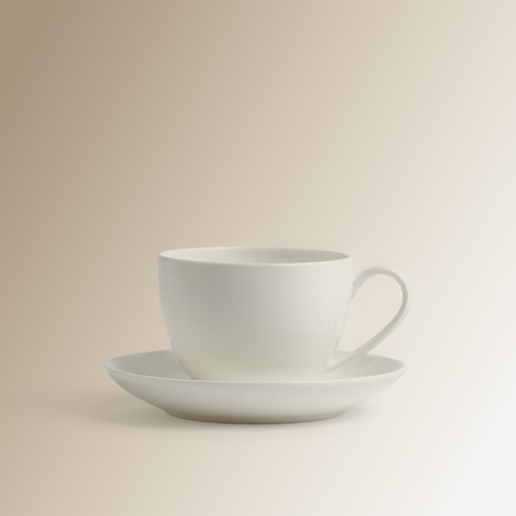 Imagem 0 de Chávena de chá com prato redondo Bone China El Corte Inglés