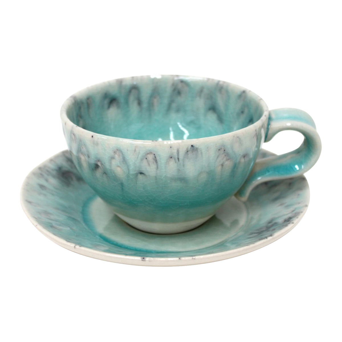 Costa Nova - Taza de te con plato Madeira Costa Nova.