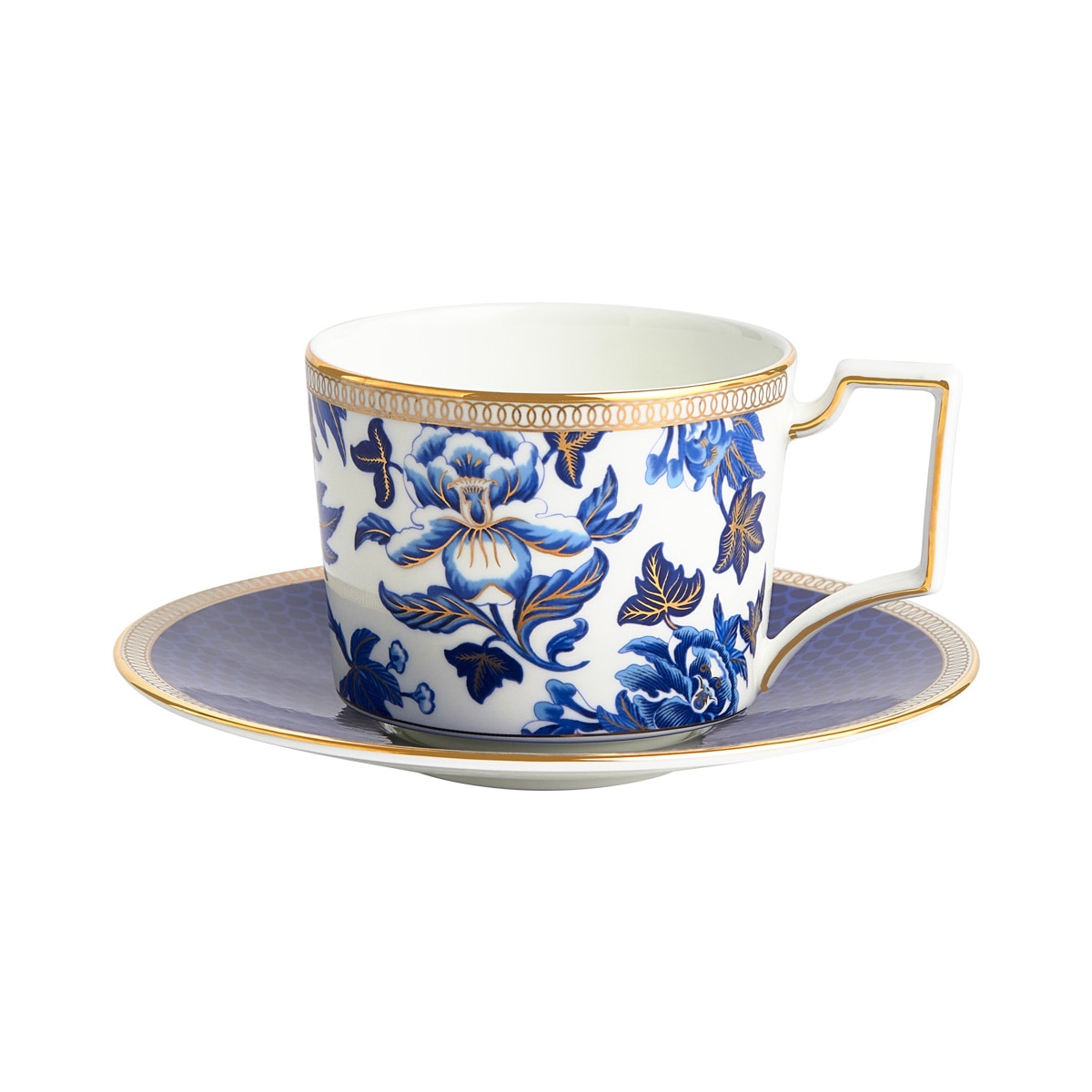 Wedgwood - Taza de té con plato Hibiscus Wedgwood.
