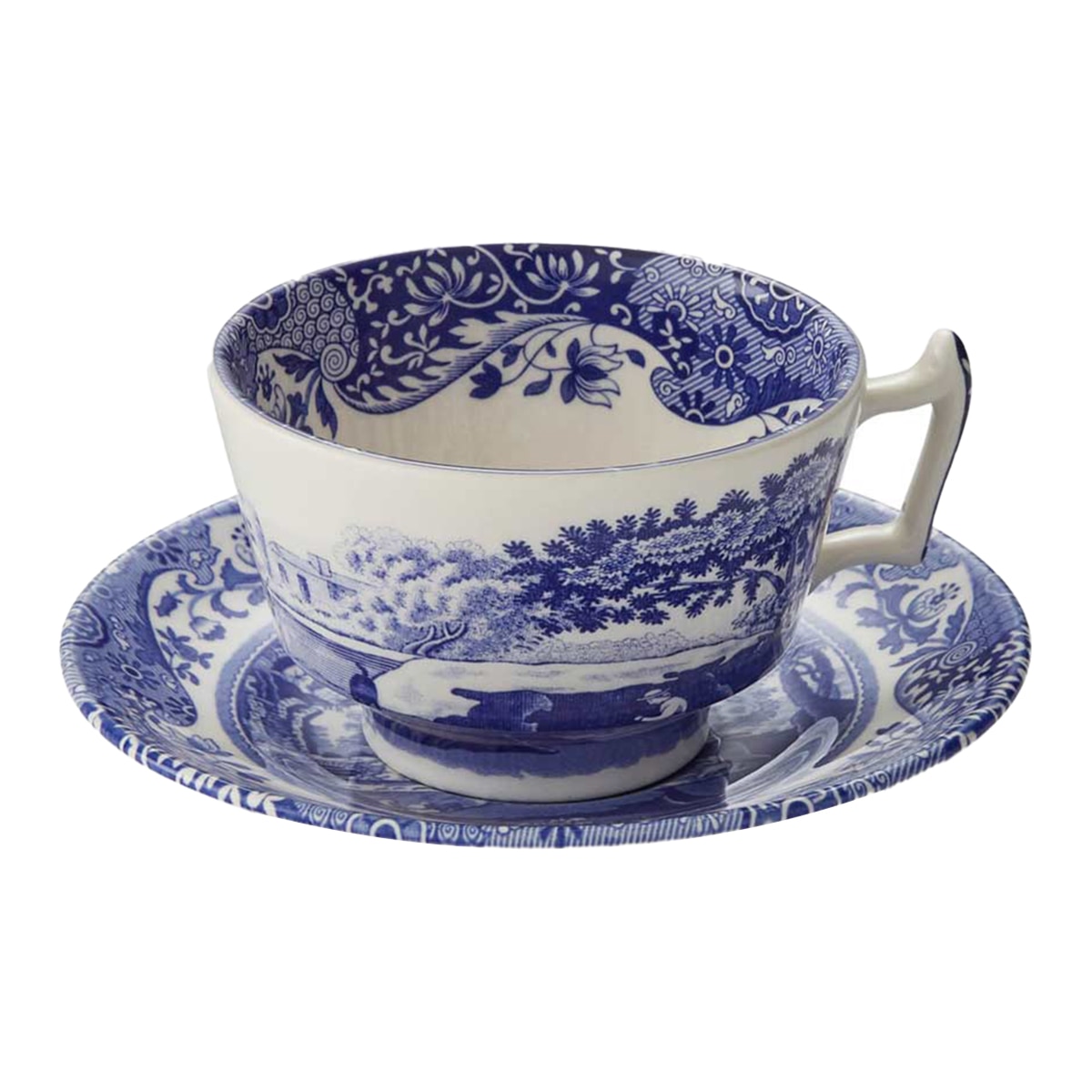 Imagem 0 de Chávena de Chá com Pires Italian - Azul