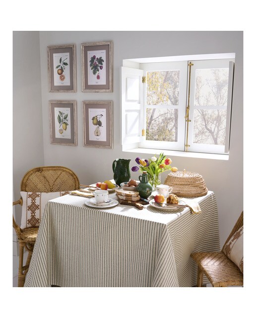 Conjunto de Chávena de Chá com Prato Fiore Branco-5