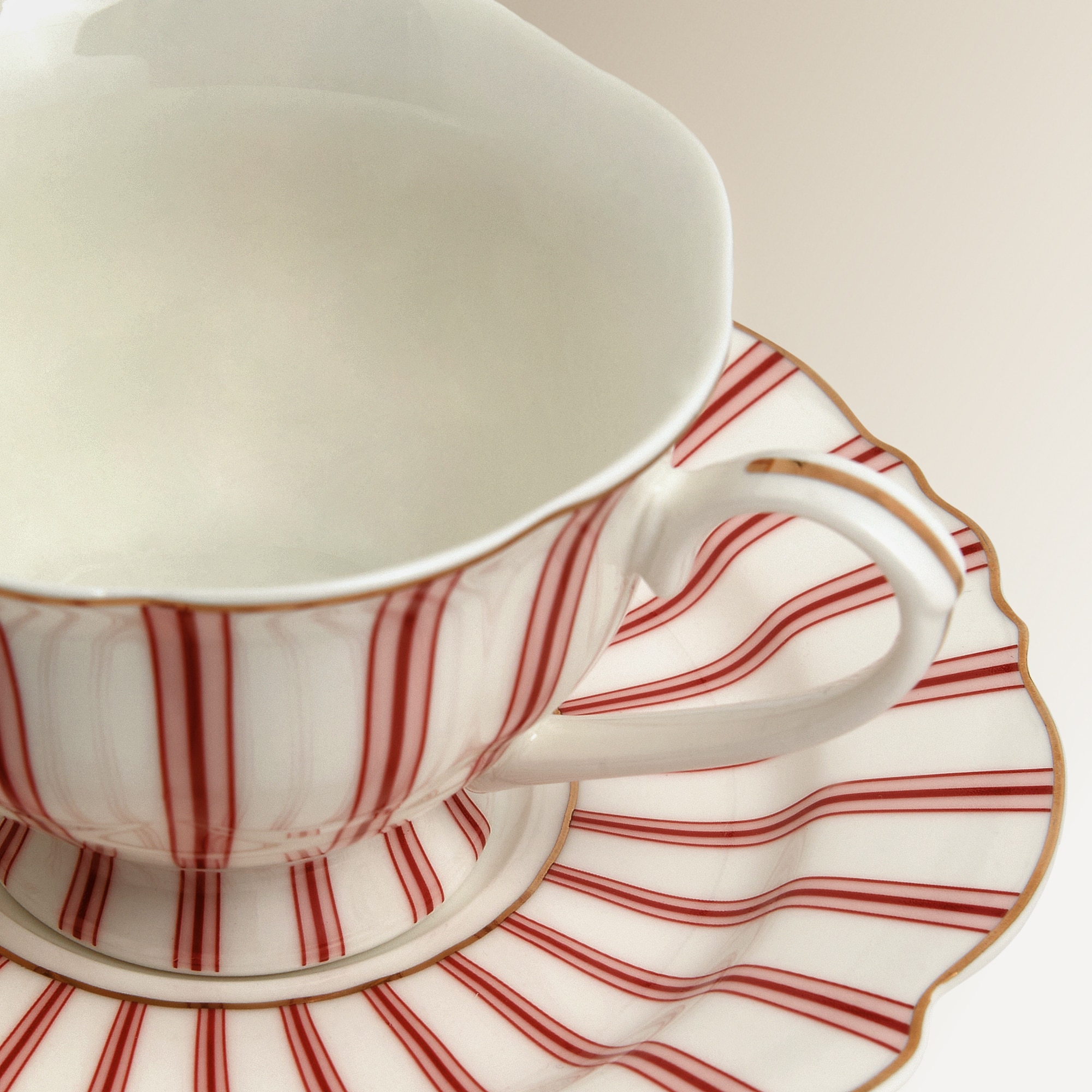 Set de 2 tazas de té con plato Hélice El Corte Inglés - Rosa Rosa-3