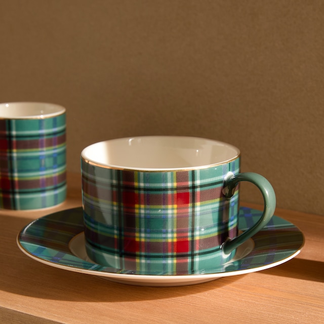 Imagen 0 de Taza de té con plato Mckenzie Navidad