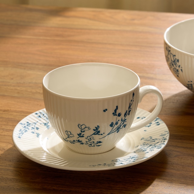 Imagen 0 de Taza de té con plato lisa Hampton