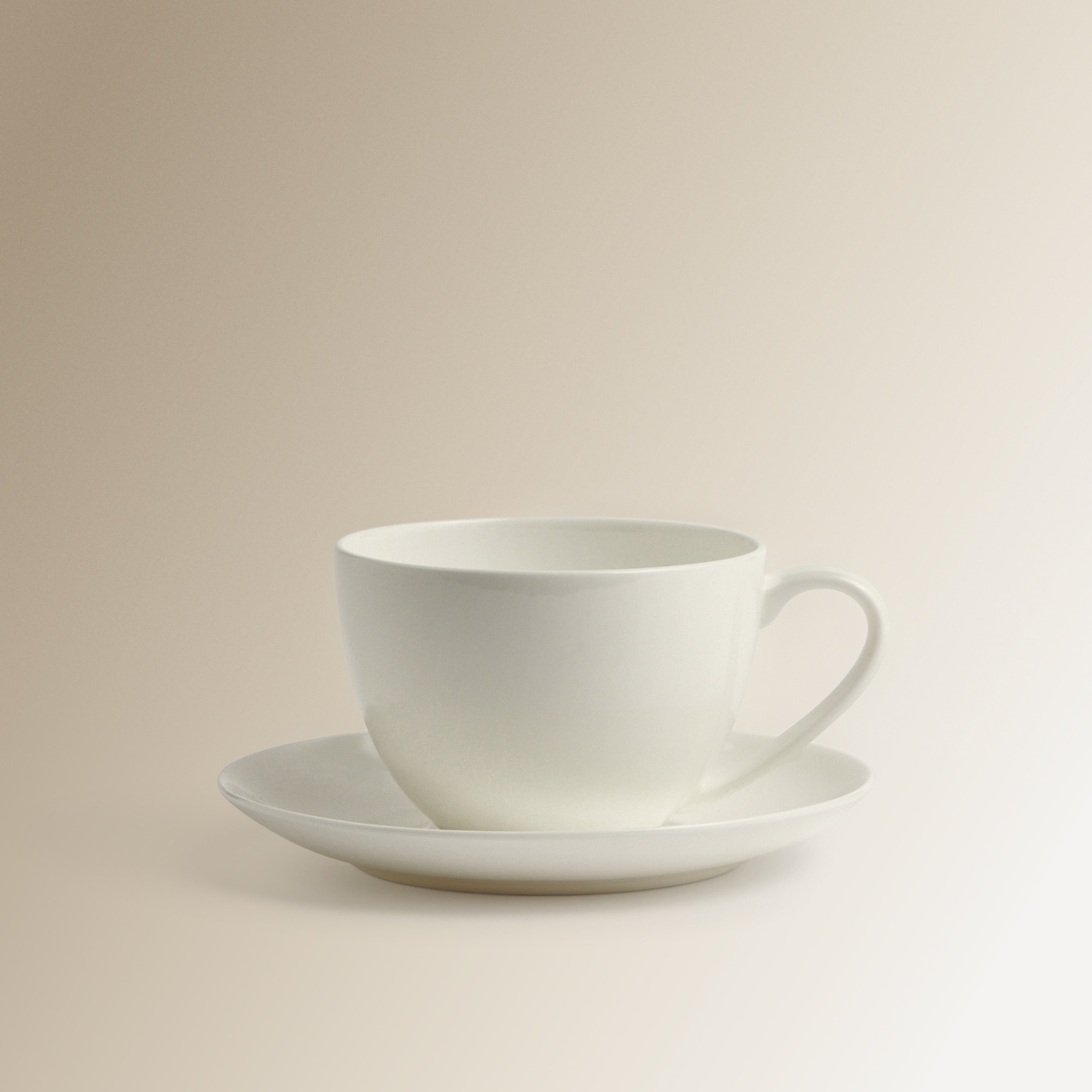 Imagem 0 de Chávena de pequeno-almoço com prato redondo Bone China El Corte Inglés