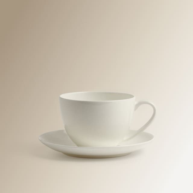 Imagem 0 de Chávena de pequeno-almoço com prato redondo Bone China El Corte Inglés