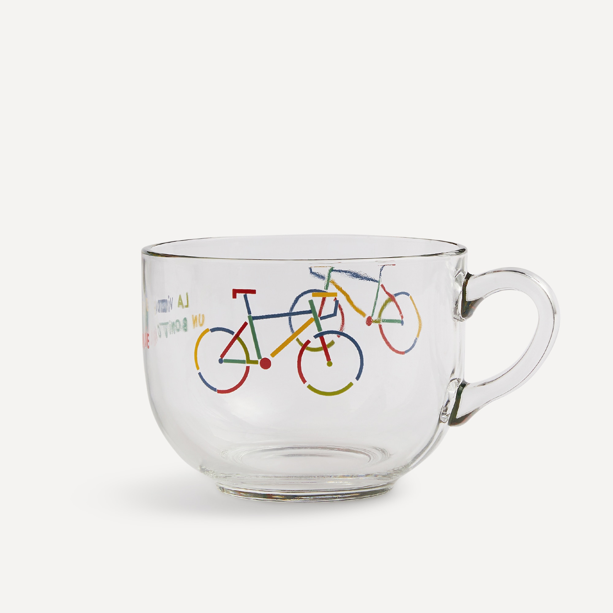 Taza de desayuno Bici Basics El Corte Inglés Transparente-1