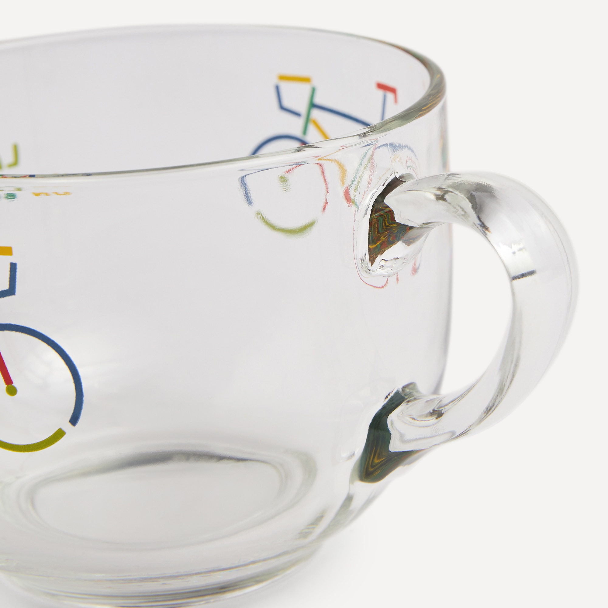 Taza de desayuno Bici Basics El Corte Inglés Transparente-3