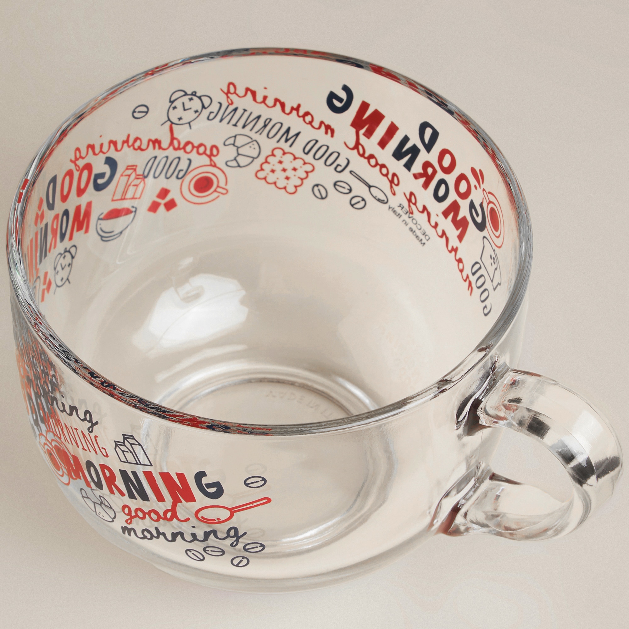 Taza Jumbo de vidrio Good Morning Basics El Corte Inglés Multicolor-4