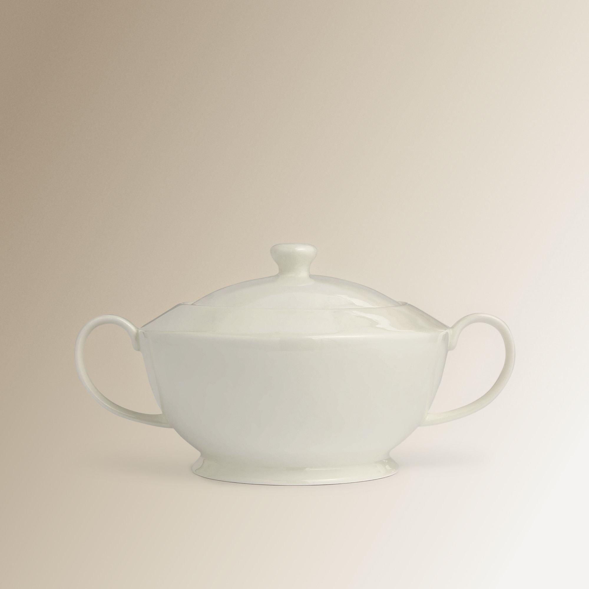 Imagem 0 de Terrina de sopa redonda Bone China Essential El Corte Inglés